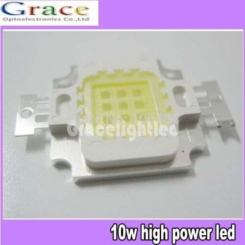 50pcs 10W LED Cold White 25000-30000k 45mil chip High Power 950LM LED For DIY