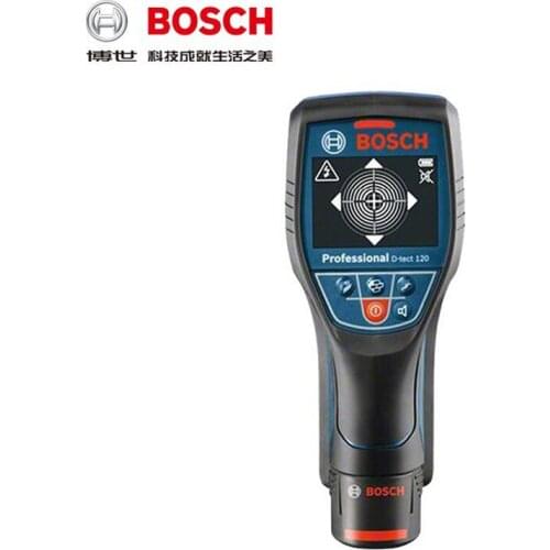 BOSCH Metal Detector Professional D-tect 120 Wire Finder Wood Wiring Wall Scanner Pinpointer Depth Detecting All Search Hidden