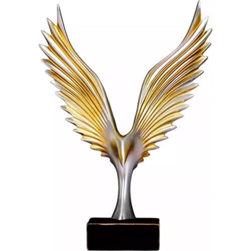 Simulated Abstract Open Wing Bird Model Home Living Room Office Hotel Decor Gift angel Wing