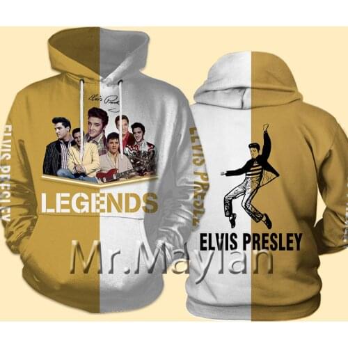 The King Elvis Presley 3D Printed Jacket Men/Women Casual Streetwear Sweatshirts Unisex Autumn Coat Boys Clothes Tops 5XL CX69