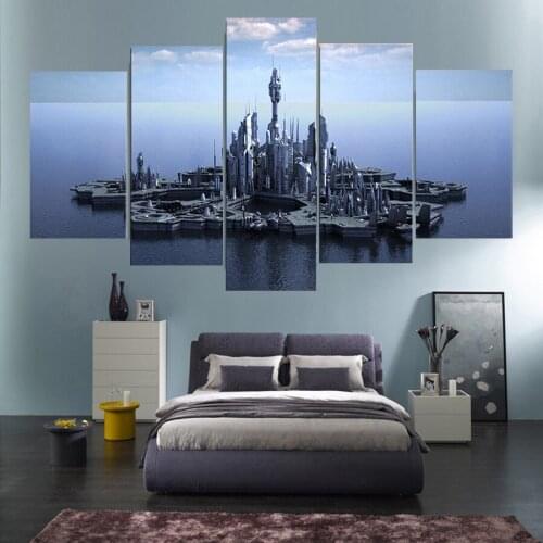 5 Piece Stargate Atlantis Diy Diamond Painting Full Square Round Drill Diamond Embroidery Cross-Stitch Wall Art Home Decor