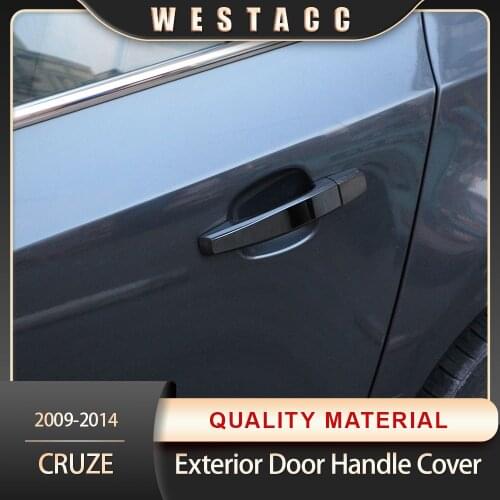Stainless Steel Car Outter Exterior Door Handle Cover Sticker Trim for Chevrolet Chevy Cruze 2009 - 2014 Accessories