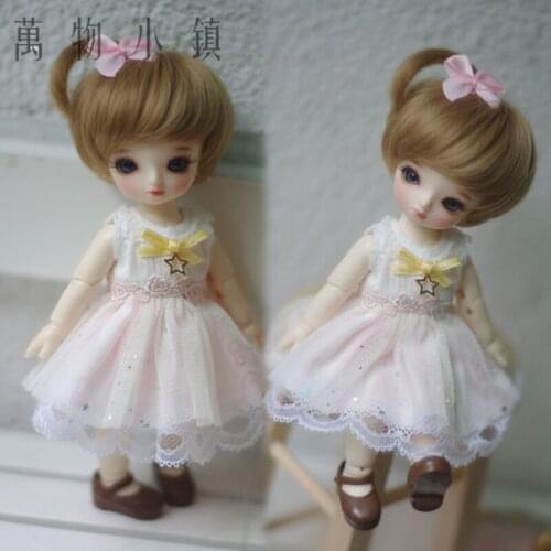 New 1/4 1/6 1/8 AE BJD Pink Clothes/Outfit Lovely Sweet Princess Dress/Skirt/Suit(2pcs) BJD Doll Clothes