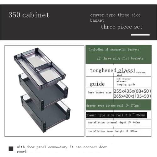 Organizer Kuchnia Mutfak Drainer Armario Dish Drawer for Organizador Cocina Pantry Cozinha Cuisine Rack Kitchen Cabinet Basket