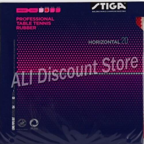 Original Stiga Horizontal 20 55 Table Tennis Rubber Long Pimples Chop Type Ping Pong Racket Rubbers Made In Japan