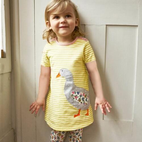 Girl dresses baby clothes princess cartoon rabbit dog cotton summer infant toddler children clothing flowers girls kids dress