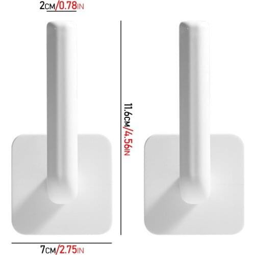 Hanging Self Adhesive Household Practical Wall Door Storage Holder Strong Hanger Rack Multifunctional Hooks Sticky Hook Storage