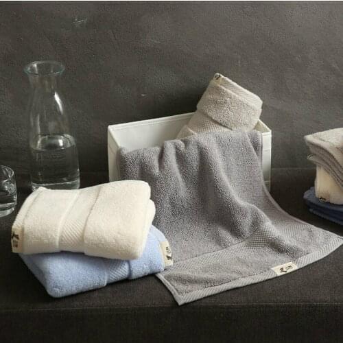 Towel cotton absorbent quick-drying thickened adult male and female domestic hotel couples bath washcloth 34x78cm