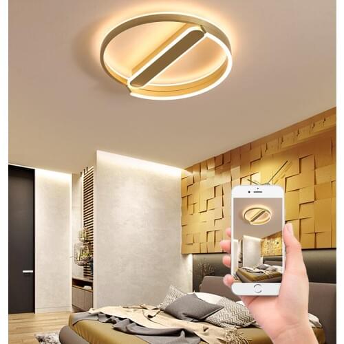 Light luxury bedroom lamp Nordic simple modern warm and romantic wedding room home atmospheric led ceiling lamp study room lamp