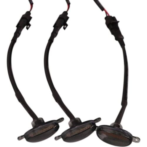 Universal Car Bumper Front Grille Light Amber LED Grille Light for Toyota Kia Honda Mercedes Ford Chevrolet