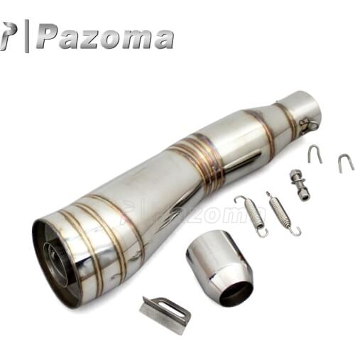 Stainelss Steel 51mm Racing Exhaust Muffler Pipe Slip Universal for Street/Sport/Scooters Motorcycle