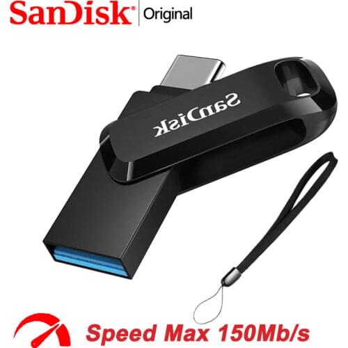 SanDisk Type C OTG USB Stick 64GB 3.1 USB Flash Drive 32GB Pendrive 128GB Pen Drive 256GB USB Memory 512GB Disk on Key for Phone