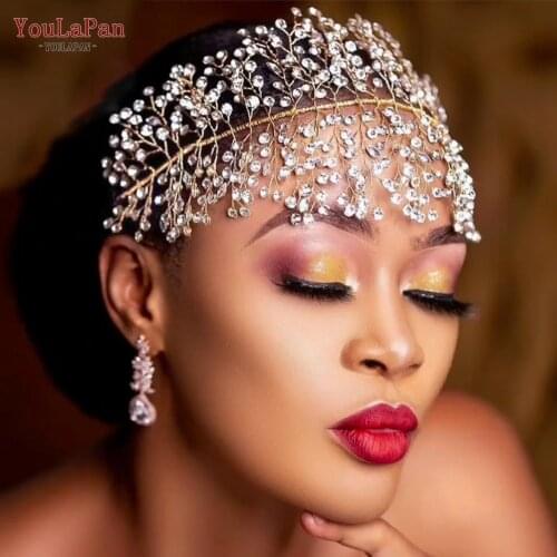 YouLaPan HP258 Fashion Crystal Bridal Headband Rhinestones Headwear Bridal Headpiece Wedding Hair Jewelry Bridal Accessories