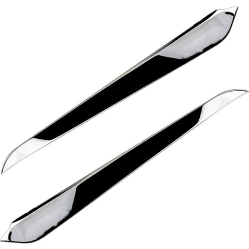 1 Pair Car Silver Tail Light Trim Rear Lamp Strip Cover Fit For Cadillac XT5 2016 2017 2018 2019 2020 Accessories