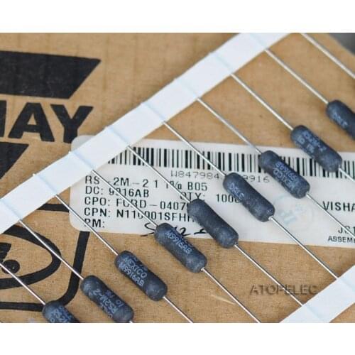 10pcs VISHAY DALE 3W 1% 5% Wirewound Power Resistors For Hi-Fi Audio 0.5R-15K 1R/6R/30R/75R/100R/150R/300R/2K/3.3K/10K