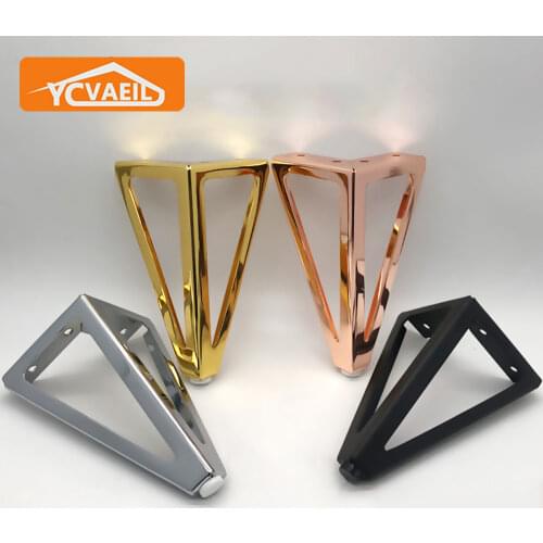4pcs Height 15cm Legs for Furniture Metal Thickened Iron Feet Sofa TV Bathroom Cabinet Cabinet Coffee Table Bed Support Foot