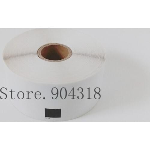 6 x Rolls Brother DK 11208 DK-11208 DK11208 DK 1208 Compatible Labels 38mm x 90mm 1-1/2'' x 3-1/2'' QL 570 580 700 720 1050 1060