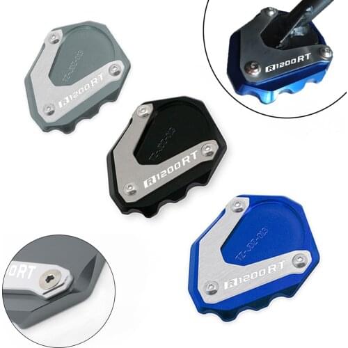 Motorcycle Accessories Kickstand Enlarger Plate Foot Side Stand Enlarge Extension For BMW R1200RT R1200 RT R 1200RT 2004-2013