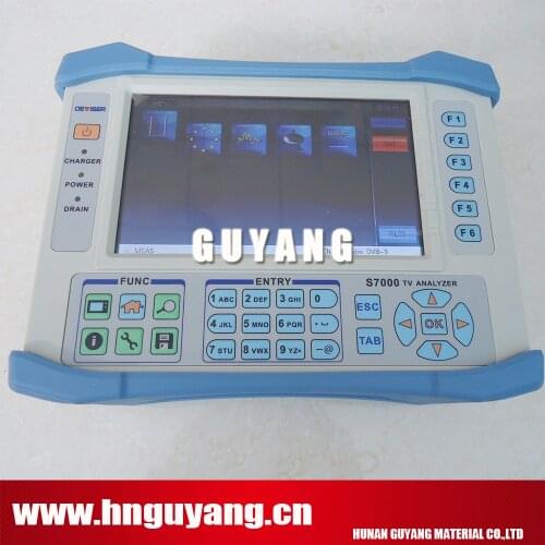 Deviser S7000 Analog Digital Satellite TV Analyzer DVB-C/T/H/T2/S/S2 CATV QAM signal level Meter