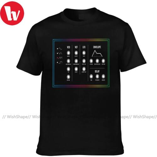 Analog Synthesizer T Shirt Awesome Cotton Streetwear T-Shirt Short Sleeves Graphic Tshirt 4xl Man