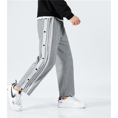 Cotton Breasted Pants 2021 New Mens Sports Pants Loose Pants Summer Couples Hip Hop Sweatpants