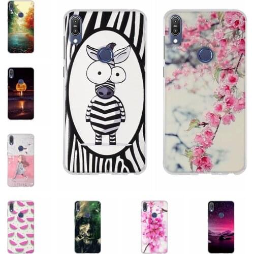 Coque For Asus Zenfone Max Pro M1 ZB601KL/ZB602K Case Slim Silicone Cartoon Print Case For Asus Max Pro ZB601KL Bumper