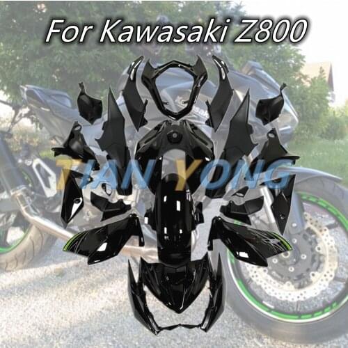 For Kawasaki Z800 2013-2016 2013 2014 2015 2016 Motorcycle ABS Shell Injection Integrated Racing Car Fairing accessories black