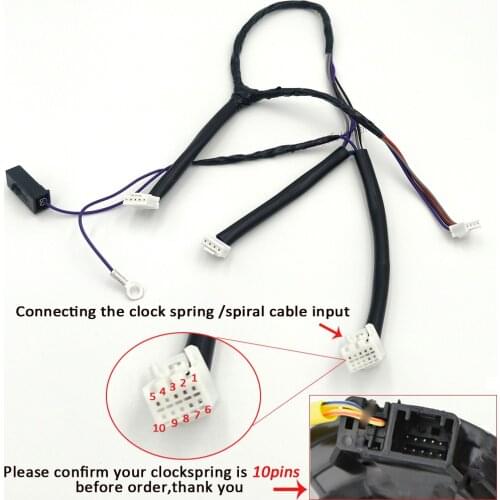 For Mitsubishi Laner Outlander ASX 2007 2008-2014 Car Styling New Steering Wheel Volume Sound Button Cable