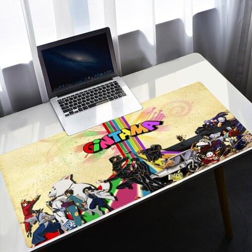 Gintama Mouse Pad 400x900mm Anime Boy Gaming Mouse Pad XL Computer Mousepad Large Rubber Desk Keyboard Mouse Pad Gamer for LOL