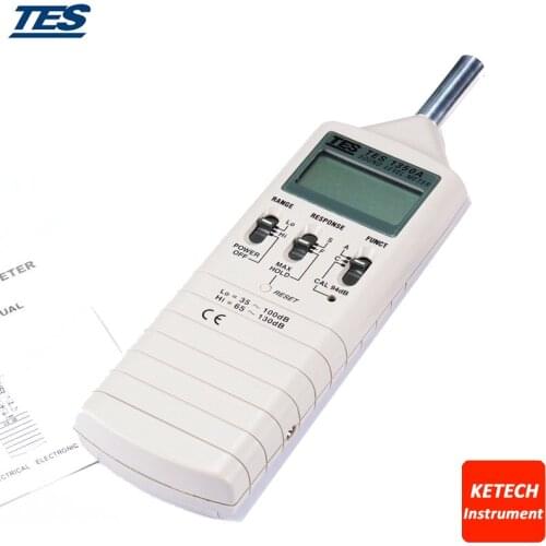 Noise Sound Level Meter 35-130 dB 0.1dB Resolution TES-1350A