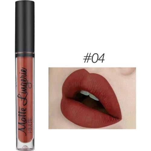 KIMUSE Matte Non - stick Cup Color Lip Gloss Mist Face Persistent Liquid Lipstick