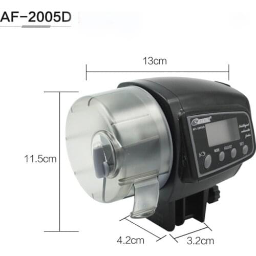 Aquarium Feeder Automatic Fish Tank Timing Feeder Intelligent Display Aquarium Fodder Feeder