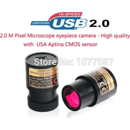 Best quality 2.0M Pixel+USB Microscope eyepiece camera Aptina CMOS sensor camera eyepiece,Professional microscope camera