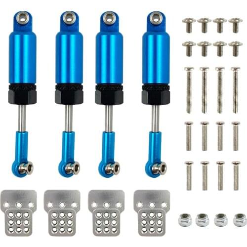 Metal Adjustable Shock Absorber Damper with Extender Seat for WPL C14 C24 C34 C44 B14 B16 B24 1/16 RC Car Parts