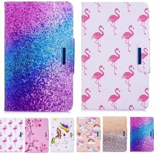 Cute Unicorn Flamingo Cover For Samsung Galaxy Tab A 10.1 Case Tablet Funda For Samsung Galaxy Tab A6 10.1 2016 SM-T580 SM-T585