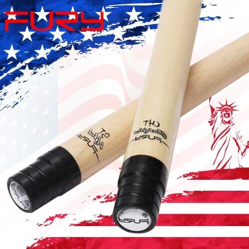 Official FURY Pool Cue Carbon Hybrid Shaft Technology Shaft Selected Maple Carbon Fiber Tube Tecnologia Fury Shaft