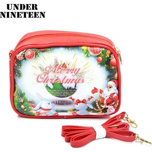 Under Nineteen 2017 New Year Christmas Gift Bags Santa Candy Gift Bags Big Travel Organizer Bag Cosmetic Makeup Bag Wholesale
