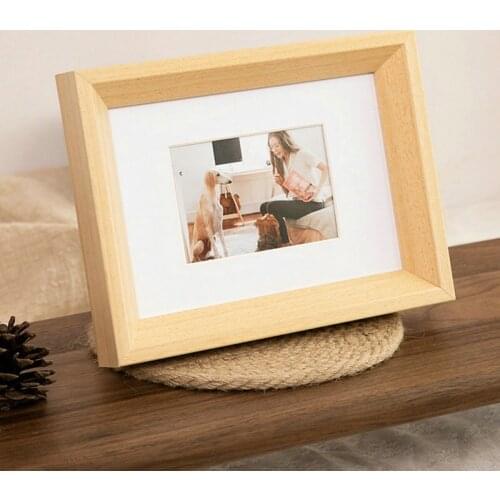 Nordic Ins Style Solid Wood Photo Frame Picture Frame 6 Inch 7 Inch Photo Frame Photo Wall Picture Frame