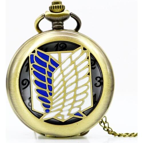 Retro Design Hollow Fob Watch Vintage Bronze Pocket Watch Necklace Chain Pendant Mens Women Relogio De Bilso