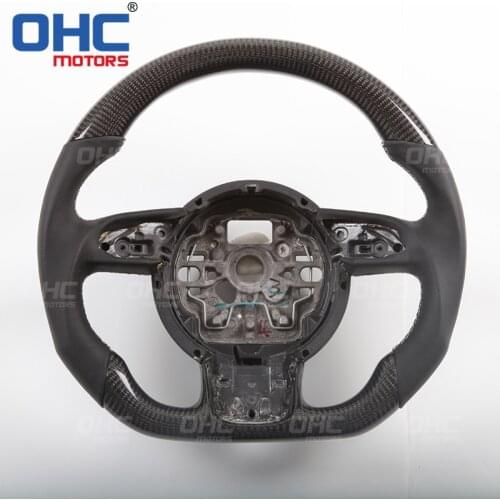 100% Real Carbon Fiber Steering Wheel for Au-di A3 A4 A5 A7 S3 S4 S5 S7 R8