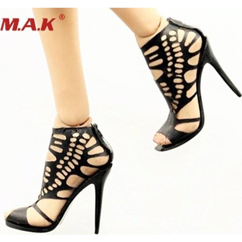 Shinee 1/6 Pepper Potts High-heeled Shoes & feet F 12''TBL JIAOU Figure High Heels