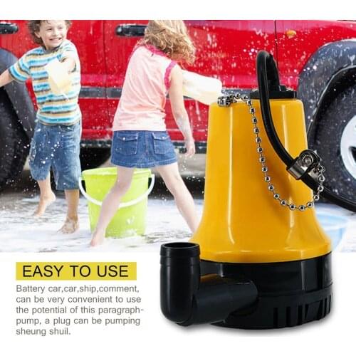 Boat Bilge Pump Electric Marine Pump 12V 24V DC Boat Water Exhaust Pump Submersible Bilge Sump Garden Car Wash Pump Dropship