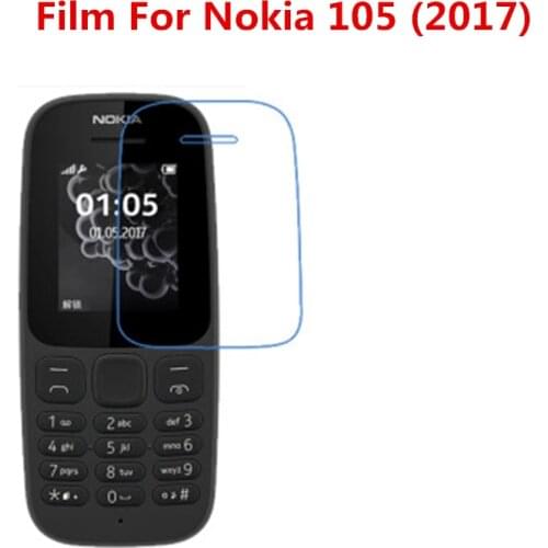 1/2/5/10 Pcs Ultra Thin Clear HD LCD Screen Protector Film With Cleaning Cloth Film For Nokia 105 (2017)