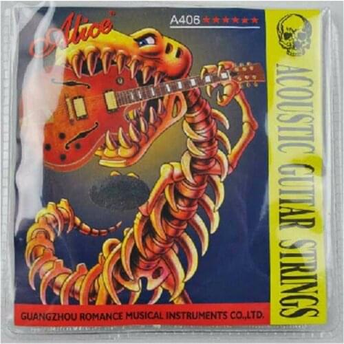 Alice A406L High Quality Steel Copper Acoustic Guitar Strings 012-053