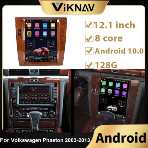 2 din Android car radio DVD Multimedia Player For Volkswagen Phaeton 2003-2013 Car GPS Navigation head unit Stereo receiver
