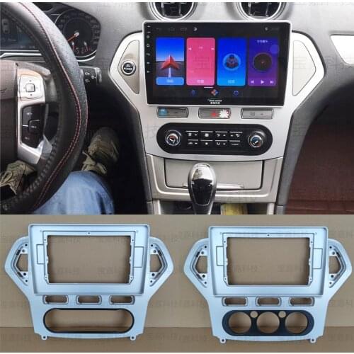 For Ford Mondeo 2007 2008 2009 2010 Car Fascias Navigation Fascia Dash Frame Kit For 9"Universal Android Multimedia Player