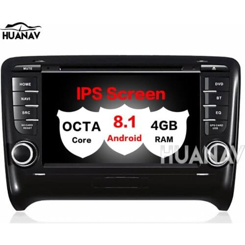 Car DVD GPS navigation For AUDI TT 2008 2009 2010 2011 2012 2013 2014 DSP IPS Android 8.1 8 Core 2 DIN multimedia player radio
