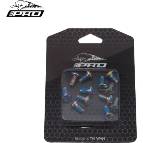Alloy Steel 12 Pcs IIIPRO T25 Disc Brake Rotor Bolts M5x11.5mm Iamok Mountain Bike Ultralight Torx Fixing Screws Bicycle Parts