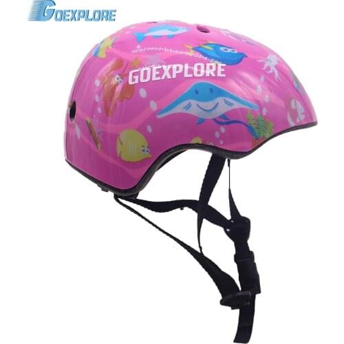 Goexplore Kids Cycling Helmet Children Sports Safety Cap Bicycle Helmet Scooter Balance Skating Bike Helmet Boys Girls