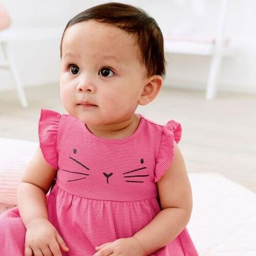 Baby Girl Clothes Brand Quality Cotton Children Princess Dresses Casual Infant Bebe Kids One-piece Summer A-line Dress for Girls